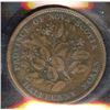 Image 2 : Br. 876.  Off-metal Mayflower halfpenny.