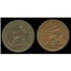 Image 1 : Br. 958, 959.  Tiffin pennies.