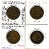 Image 2 : Lot of four Breton 522, 1837 City Bank, Half Penny Tokens.