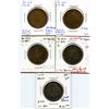 Image 1 : Lot of five Breton 522, 1837 City Bank, Half Penny Tokens.