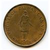 Image 2 : Br. 522, 1837 City Bank, Half Penny Token.