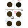 Image 2 : Lot of six Breton 522, 1837 City Bank, Half Penny Tokens.
