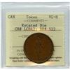 Image 3 : Br. 522, 1837 City Bank, Half Penny Token.