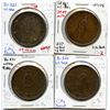 Image 1 : Lot of four Breton 521, 1837 City Bank, One Penny Tokens.