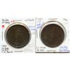 Image 1 : Lot of two Breton 521, 1837 City Bank, One Penny Tokens.