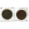 Image 2 : Lot of two Breton 521, 1837 City Bank, One Penny Tokens.