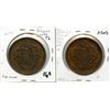 Image 2 : Lot of two Breton 521, 1837 City Bank, One Penny Tokens.