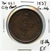 Image 1 : Breton 521, 1837 City Bank, One Penny Token.