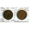 Image 1 : Lot of two Breton 521, 1837 City Bank, One Penny Tokens.