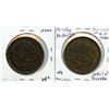 Image 2 : Lot of two Breton 521, 1837 City Bank, One Penny Tokens.