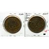 Image 2 : Lot of two 521, 1837 Quebec Bank, One Penny Tokens.