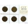 Image 2 : Lot of five Breton 522, 1837 Banque du Peuple, Half Penny Tokens.