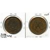 Image 2 : Lot of two Breton 521, 1837 Banque du Peuple, One Penny Tokens.