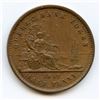Image 2 : Breton 529, 1852 Quebec Bank, Half Penny Token.