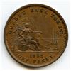 Image 2 : Breton 528, 1852 Quebec Bank, One Penny.