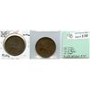 Image 2 : Lot of two Breton 528, 1852 Quebec Bank, One Penny Tokens.