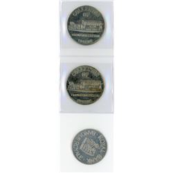 H. Don Allen Collection - J.D. Ferguson Numismatic Tokens. Lot of 3