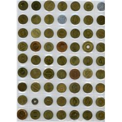 H. Don Allen Collection - North American Parking Token Medly. Lot of 320