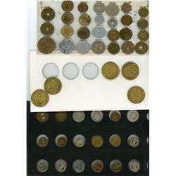 H. Don Allen Collection - North American Transportation Token Medly. Lot of 572