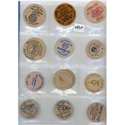 H. Don Allen Collection - Wooden Token Lot