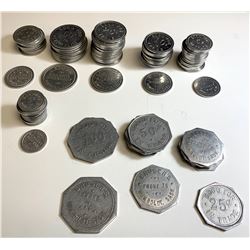 Bulk lot of 97 Humbolt, Saskatchewan Tokens.