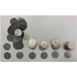 Bulk lot of 119 Shores's Service Station, Hamilton, Ontario Tokens.