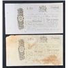 Image 1 : Edinburgh Scotland - Nova Scotia Warrants - Lot of 2