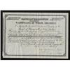 Image 1 : Bank of Yarmouth, Nova Scotia Stock Certificate, 21 August 1899