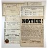 Image 1 : Ephemera Lot of 10 New Brunswick Stock Certificates, Receipts
