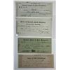 Image 1 : H. Don Allen Collection - A Quartet of Early New Brunswick Cheques