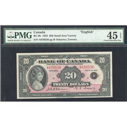 Bank of Canada $20, 1935