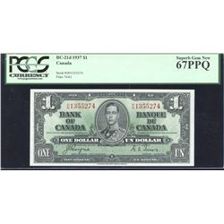 Bank of Canada $1, 1937