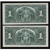 Image 2 : Bank of Canada $1, 1937 - Lot of 2