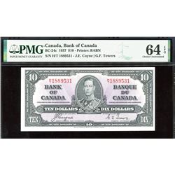 Bank of Canada $10, 1937