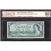 Image 1 : Bank of Canada $1, 1954 Numismatic Short Snorter