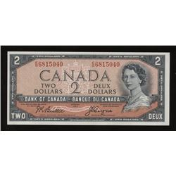 Bank of Canada $2, 1954 Devil's Face