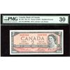 Image 1 : Bank of Canada $2, 1954 - Radar