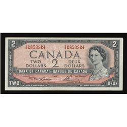 Bank of Canada $2, 1954 - Test Note
