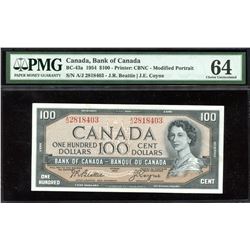 Bank of Canada $100, 1954