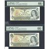 Image 1 : Bank of Canada $1, 1973 - 2 Consecutive Replacement Notes