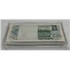 Image 2 : Bank of Canada $1, 1973 - Lot of 100 Consecutives