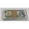 Image 1 : Bank of Canada $1, 1973 - Lot of 100 Consecutives