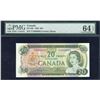Image 1 : Bank of Canada $20, 1969 - Low Serial Number