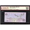 Image 1 : Bank of Canada $10, 1989 Changeover Note