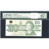 Image 1 : Bank of Canada $20, 1991 Radar with BPN