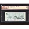 Image 1 : Bank of Canada $20, 1991