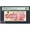 Image 1 : Bank of Canada $50, 1988 Replacement Note