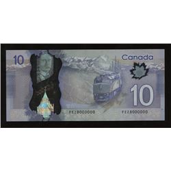 Bank of Canada $10, 2013 - Million Numbered Note