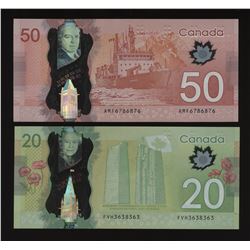 Bank of Canada $20 & $50 Lot - Radar