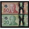 Image 2 : Bank of Canada $20 & $50 Lot - Radar